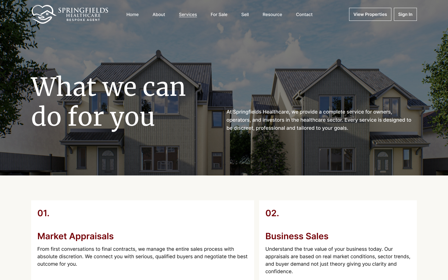 Springfields Healthcare Bespoke Agent gallery 1